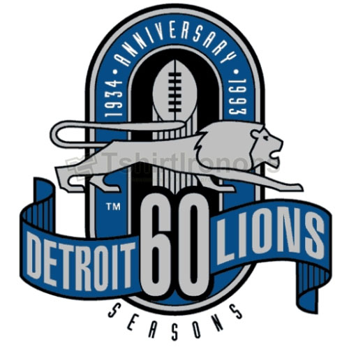 Detroit Lions T-shirts Iron On Transfers N518 - Click Image to Close